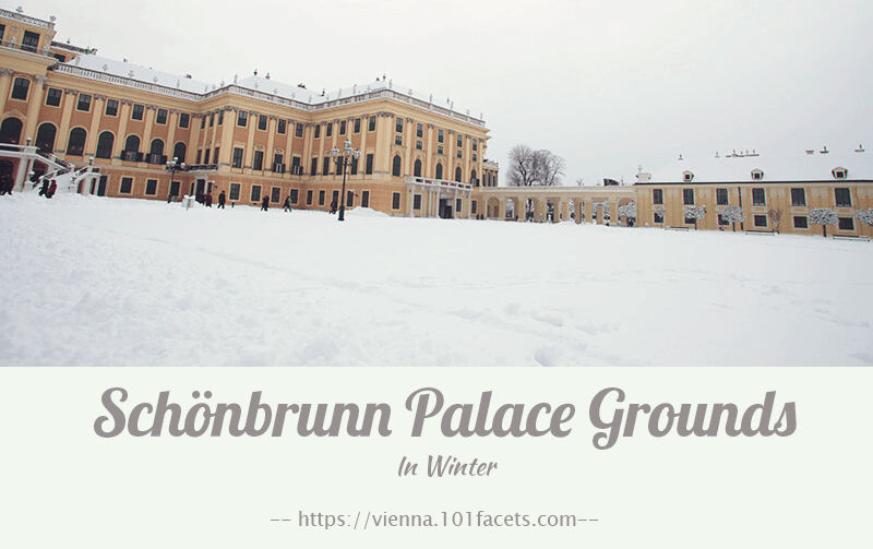 Schönbrunn Palace Grounds in Winter